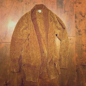 Mustard Yellow Corduroy Cardigan